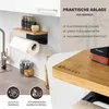 eluno Küchenrollenhalter mit Bambusablage zur Wandmontage - Produktbild-Vorschau 3