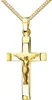 Kruzifix 333 Gold 8 Karat Kreuz-Anhänger Jesus Christus Produktbild-Vorschau 1