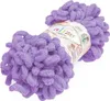 A ball of fluffy purple yarn on a white background. Náhľad obrázku produktu