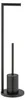 WENKO Metall stand WC-Garnitur Ferla in Schwarz 18 x 69,5 Produktbild-Vorschau 3