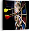 Bild auf Leinwand - Leinwandbild - Pfeil Darts Spaß Schild Produktbild-Vorschau 1