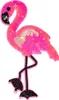 Aufnäher mit Flamingo-Pailletten-Emblem XL zum Aufbügeln Produktbild-Vorschau 1