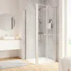 Duschtür mit Seitenwand mit Pendeltür SCHULTE 80 x 80 cm Produktbild-Vorschau 1