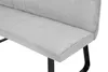 byLIVING Sitzbank Talea, 160 cm, hellgrau, Gestell Metall Produktbild-Vorschau 6