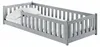 Kinderbett Bodenbett 90x200 cm mit Rausfallschutz, Matratze Produktbild-Vorschau 1