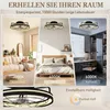 Stropní ventilátor HOMCOM s LED osvětlením, dálkovým Náhled obrázku produktu 4
