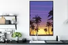 MuchoWow® MuchoWow® Gerahmtes Poster Sonne - Palme - Meer Produktbild-Vorschau 3