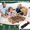Mini Tischkicker aus Holz, Fußballtisch mit 12 Kicker und 2 Produktbild-Vorschau 3