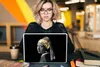 MuchoWow® Laptop Aufkleber Sticker Cover Mädchen mit einem Produktbild-Vorschau 5