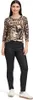 Košile s krátkým 3/4 rukávem 9875 Black/Beige velikost 42 Náhled obrázku produktu 7