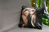 MuchoWow® Outdoor Kissen - Elefant - Tiere - Zähne - 50x50 Produktbild-Vorschau 2