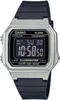 A close-up studio shot of a Casio digital watch with a black strap and silver casing. Anteprima dell’immagine prodotto