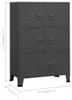 vidaXL Lagerschrank Industrial Anthrazit 75x40x115 cm Produktbild-Vorschau 7