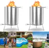 LARS360 2 pièces Bois de chauffage Chauffe-piscine Voir les images du produit 19