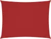 A plain red rectangular sun sail is shown against a white background. Produktbild-Vorschau