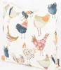 Kissenhülle Harriet Vintage Hühner in div. Größen SCHÖNER Produktbild-Vorschau 1
