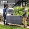 COSTWAY Gartenbox Outdoor mit abschließbarem Deckel 380 L, Produktbild-Vorschau 6