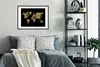 MuchoWow® Gerahmtes Poster Weltkarte - Schlange - Design Produktbild-Vorschau 2