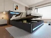 Letto imbottito 180x200 cm, colore grigio - con Anteprima dell’immagine prodotto 7