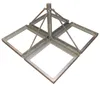 PremiumX Flachdachständer DELUXE 4x 50x50cm 1,2m Mast 60mm Produktbild-Vorschau 2