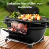 Wiltec Grilltopf aus Gusseisen, Grill für Holzkohle Produktbild-Vorschau 4