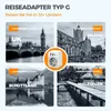 TESSAN 2er Pack UK Adapter England Deutschland Stecker 4 in Produktbild-Vorschau 3