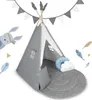 Nukido NK-406 Dětské teepee - šedé Náhľad obrázku produktu 8