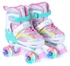 COSTWAY Rollschuhe Kinder Rainbow, 4 Größen verstellbar, Produktbild-Vorschau 1