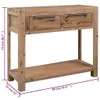 The Living Store Konsolentisch 82x33x73 cm Akazie Produktbild-Vorschau 6