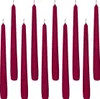 10 Spitzkerzen bordeaux 23,5 x 245 mm Anteprima dell’immagine prodotto 2