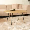 HOME DELUXE - Couchtisch Rund NOVARA 88 x 47 cm- Fishbone Produktbild-Vorschau 3