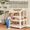 Sweiko Hamsterkäfig aus Holz 3 Etagen Nagerkäfig Produktbild-Vorschau 10