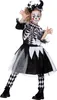 Kleid Halloween Clown schwarz, Groesse:140 Produktbild-Vorschau 4