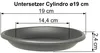 MePla - 3 Stück - Untersetzer Cylindro ø 19 anthrazit Produktbild-Vorschau 2