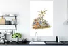 MuchoWow® Poster Tiger - Pflanzen - Weiß 80x120 cm - Produktbild-Vorschau 3