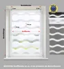 Doppelrollo "Wave", Weiß 95x150cm Duo-Rollo Klemm-Fix mit Produktbild-Vorschau 2