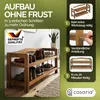 CASARIA® Schuhregal mit 2 Ebenen 75x26x42cm Produktbild-Vorschau 9