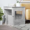 vidaXL Klec pro psy ve stylu nábytku betonově šedá Náhled obrázku produktu 2