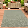 Tapis élégant en vert : une élégance moderne pour votre Voir les images du produit 1