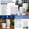 AUER 10,3 Liter Eimer rechteckig mit Deckel 29 x 20 x 27 cm Produktbild-Vorschau 2