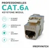 Profipatch Keystone Jack Modul Cat.6a RJ45 10 Gigabit STP Produktbild-Vorschau 2