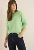 CECIL Damen Sweatshirt mit Stickerei Rundhals bamboo green Produktbild-Vorschau 3