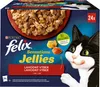 A box of cat food with a cartoon cat illustration. Náhled obrázku produktu