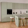 Klebefolie Möbel 45x100 cm - Blass Grün Matt - Möbelfolie Produktbild-Vorschau 4