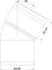 Poloplast POLO-KAL XS, Bogen, DN 90/30, 1 Stk. Produktbild-Vorschau 4