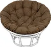 A papasan cushion on a white rattan chair. Produktbild-Vorschau