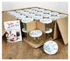 A box of glass jars with lids and a recipe book. Anteprima dell’immagine prodotto