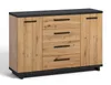 Kommode INES IN-01 mit 4 Schubladen 2 Türen 135 cm Produktbild-Vorschau 1