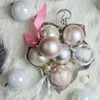Bombki na choinkę nietłukące zestaw 6szt 8cm srebrne Podgląd zdjęcia produktu 4