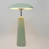 wiederaufladbare LED Tischlampe 70s-Style grün H. 36cm Produktbild-Vorschau 4